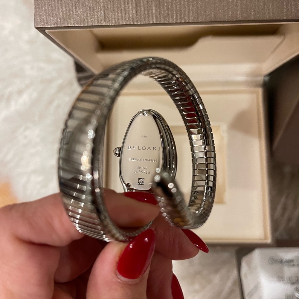 BVLGARI Tubogas Serpenti Stainless Steel Watch - Picture 9 of 11